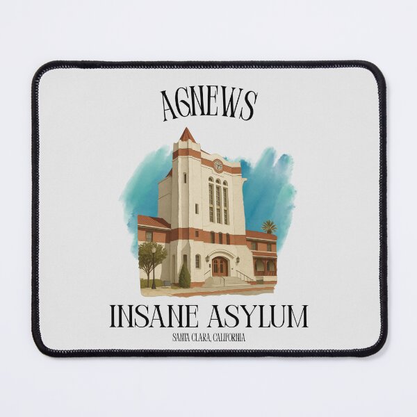 Item preview, Agnews Insane Asylum (Santa Clara, California) Art Style designed and sold by GhostlyWorld.