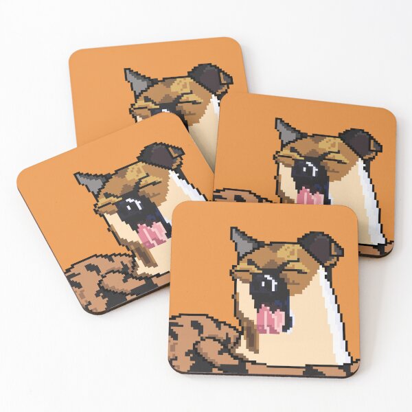 Item preview, yawning dog Pixel art designed and sold by MrProtogonist.