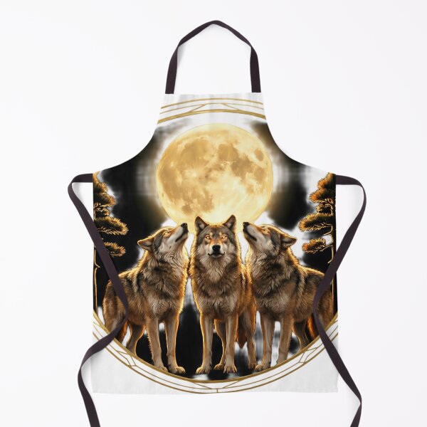 Item preview, Wolf Pack Moonlight - Forest Wolves Art designed and sold by SupernovaNote.