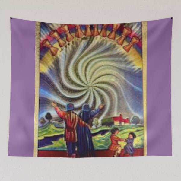 Item preview, 10 of Cups Tarot Card designed and sold by TheKorovaBar.