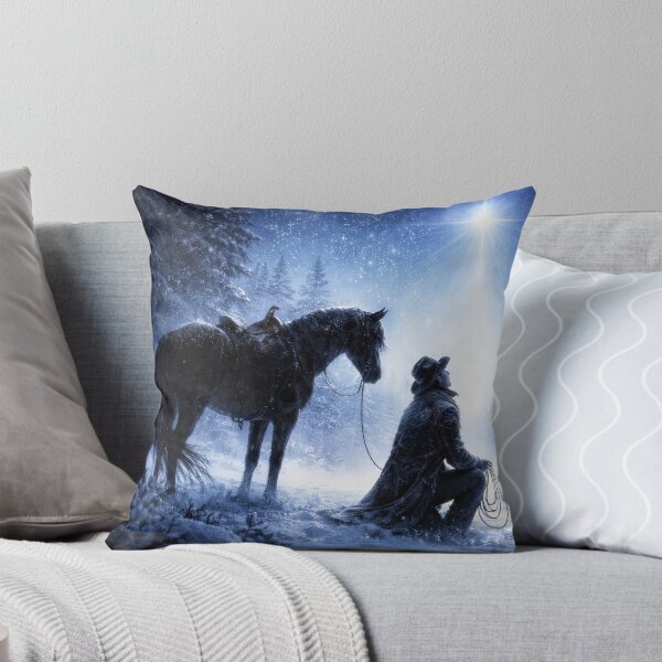Item preview, Country Western Cowboy and Horse Christmas with North Star Holiday designed and sold by Stephanie Laird.