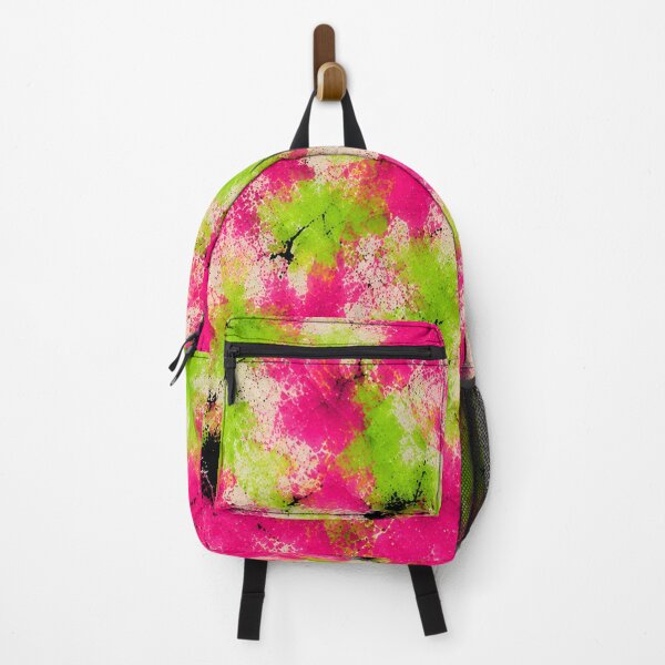 Item preview, Neon Bloom Burst – Vibrant Pink and Lime Abstract Pattern designed and sold by Giovanna Ingorgia.