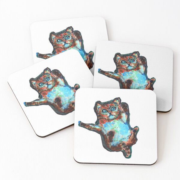 Item preview, Falling Cat Sticker designed and sold by fruitypawstudio.