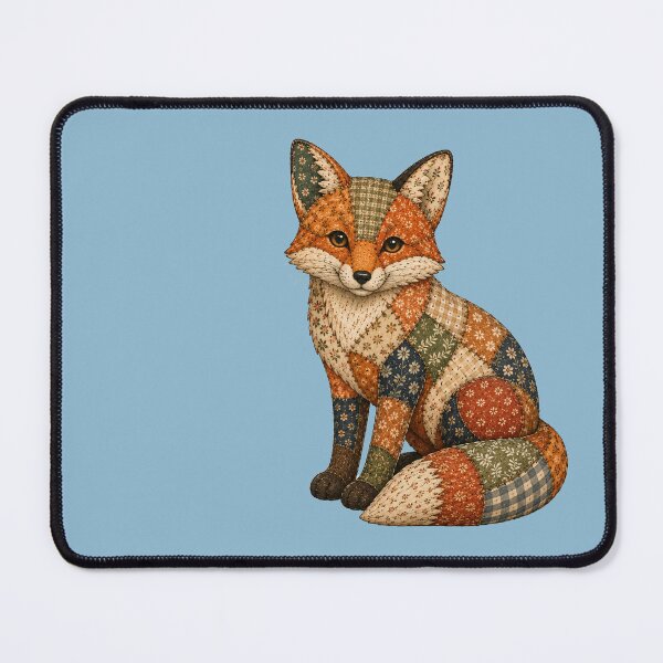 Item preview, Patchwork Quilt Fox designed and sold by MoonlitWhiskers.