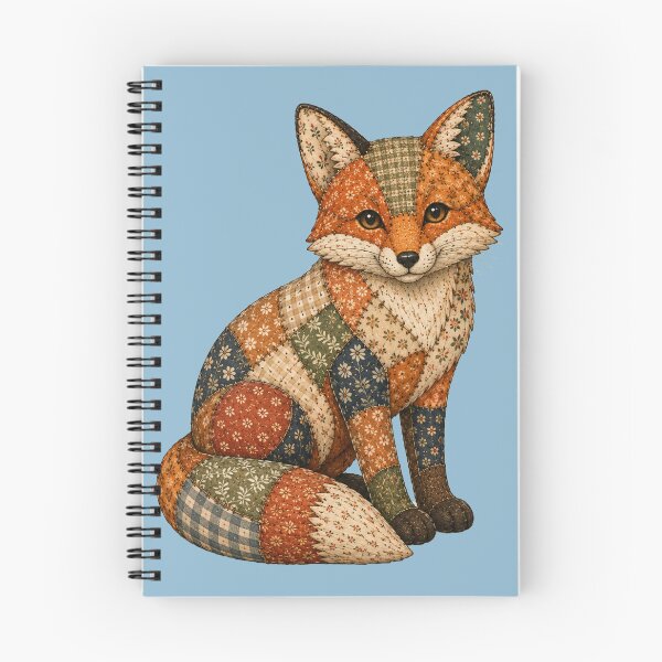 Item preview, Patchwork Quilt Fox designed and sold by MoonlitWhiskers.