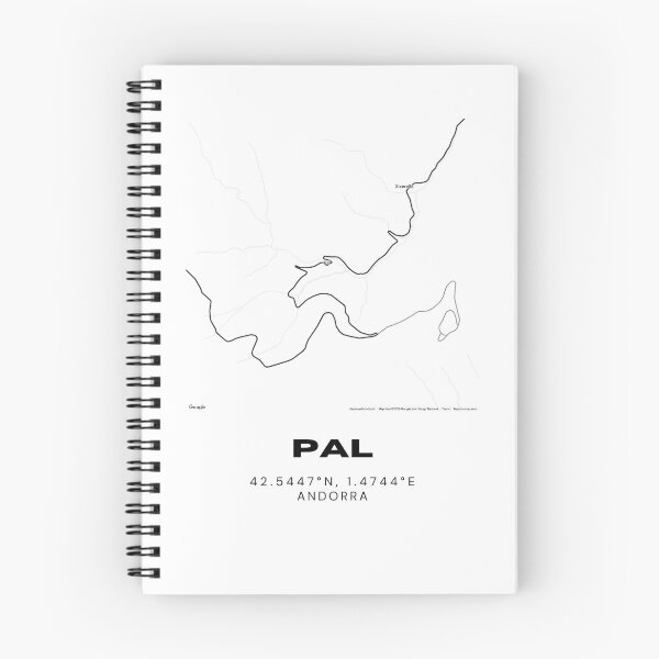 Item preview, Pal Map Print | Minimalist Road Map of Pal, Andorra designed and sold by RM-Journey.