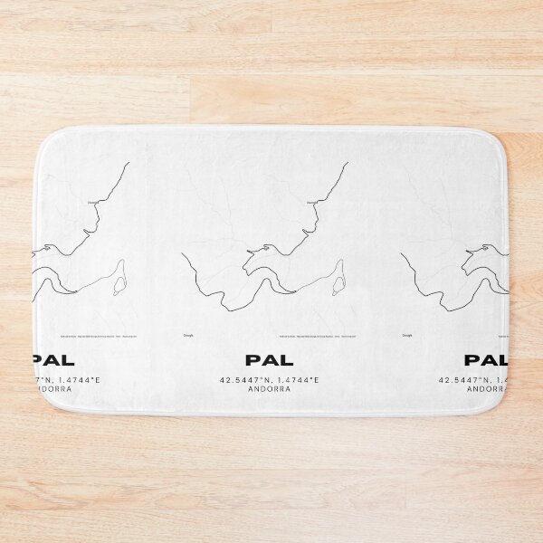 Item preview, Pal Map Print | Minimalist Road Map of Pal, Andorra designed and sold by RM-Journey.