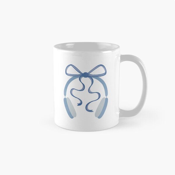 Item preview, Cute Blue Headphones with Bow designed and sold by winterpumpkin.