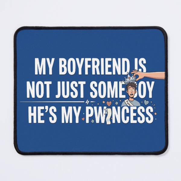 Item preview, My Boyfriend Is My Pwincess Cute Couple designed and sold by RamyGallery.