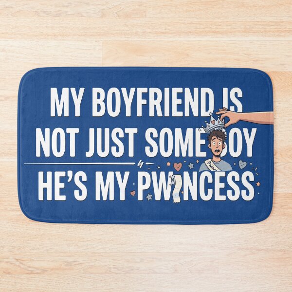 Item preview, My Boyfriend Is My Pwincess Cute Couple designed and sold by RamyGallery.