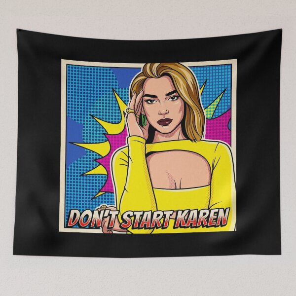 Item preview, DUA LIPA ~ Don't Start Karen POP ART CARTOON designed and sold by TheLastGarden.