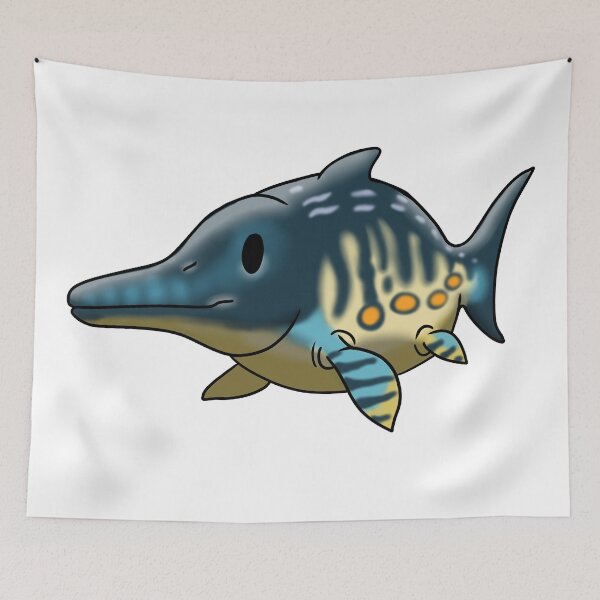 Item preview, Ophthalmosaur in Blue designed and sold by PalaeoBros.