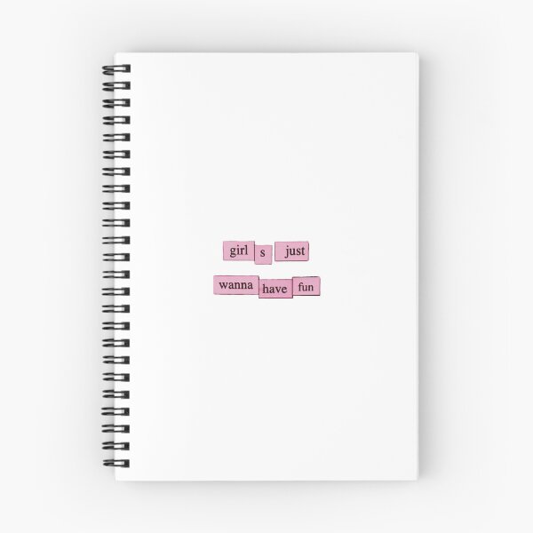 Item preview, Girls Just Wanna Have Fun Pink Retro Magazine Cutout Typography designed and sold by Cleairydelulu.