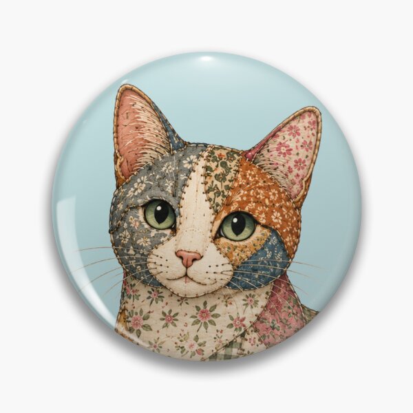 Item preview, Patchwork Quilt Cat designed and sold by MoonlitWhiskers.