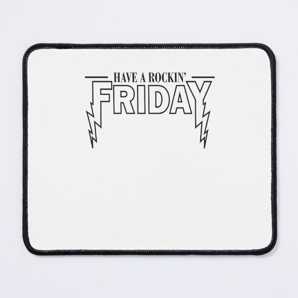 Item preview, Have A Rockin Friday Vintage Heavy Metal Typography designed and sold by The secret storage room.