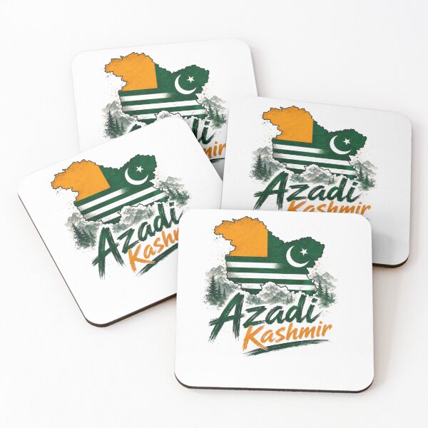 Aperçu de l'œuvre T-shirt Azadi Kashmir Free Kashmir créée et vendue par Asif Ansari.
