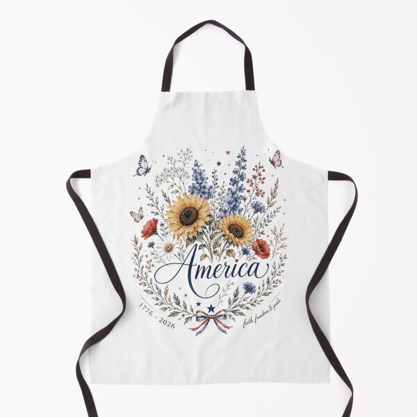 Item preview, America 250 Patriotic Floral Watercolor designed and sold by PetalGarden.