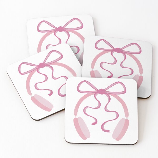 Item preview, Cute Pink Headphones with Bow designed and sold by winterpumpkin.