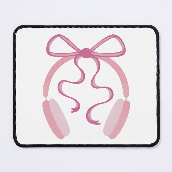 Item preview, Cute Pink Headphones with Bow designed and sold by winterpumpkin.