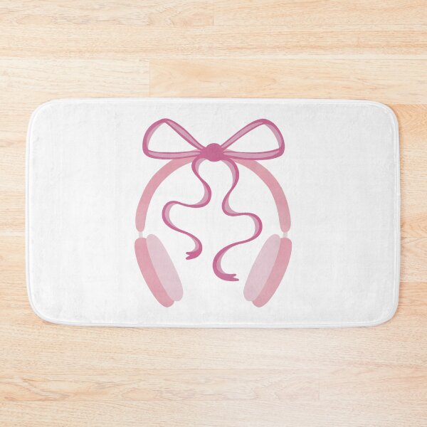 Item preview, Cute Pink Headphones with Bow designed and sold by winterpumpkin.
