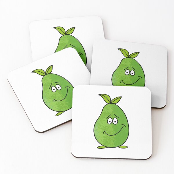 Item preview, Cute Green Happy Pear designed and sold by Sartoris Art.