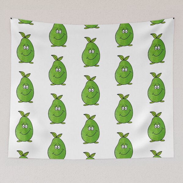 Item preview, Cute Green Happy Pear designed and sold by Sartoris Art.