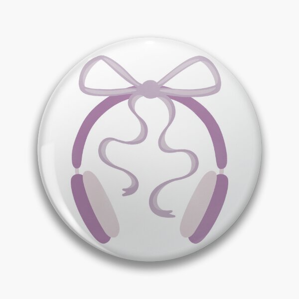 Item preview, Cute Purple Headphones with Bow designed and sold by winterpumpkin.