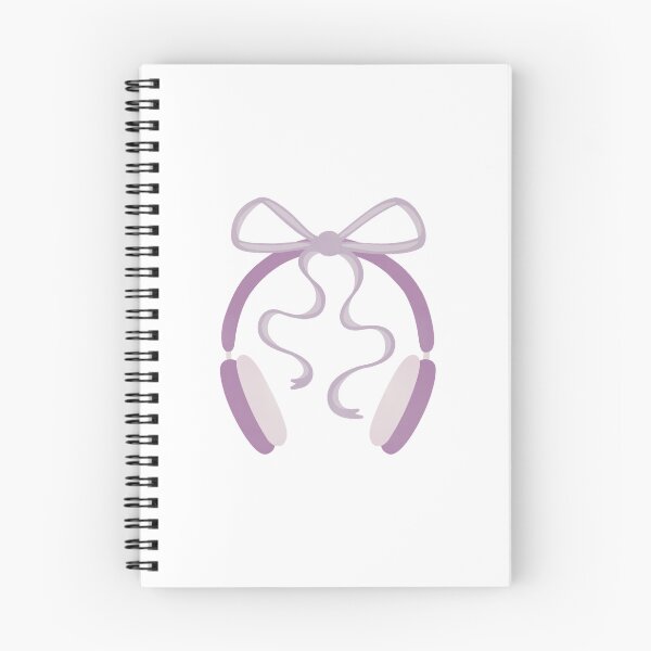 Item preview, Cute Purple Headphones with Bow designed and sold by winterpumpkin.
