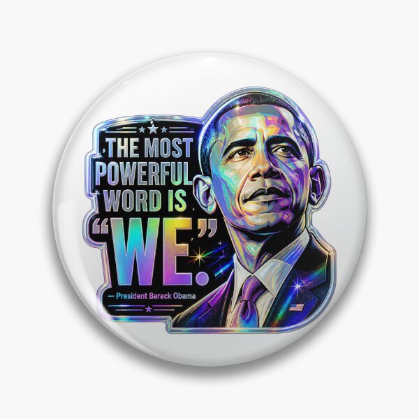 Item preview, THE MOST POWERFUL WORD IS "WE.” — President Obama designed and sold by RevoSnark.