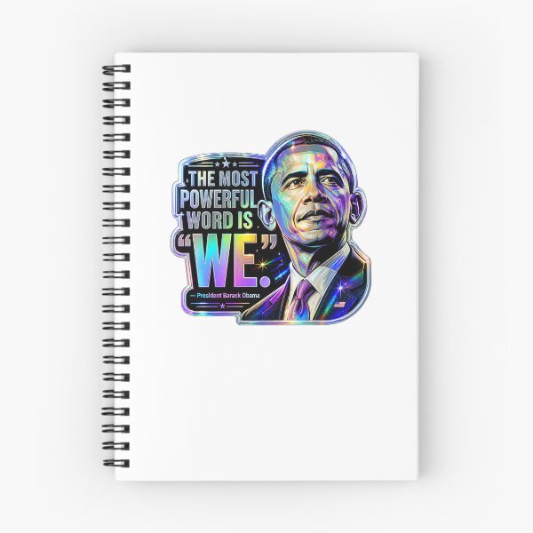 Item preview, THE MOST POWERFUL WORD IS "WE.” — President Obama designed and sold by RevoSnark.