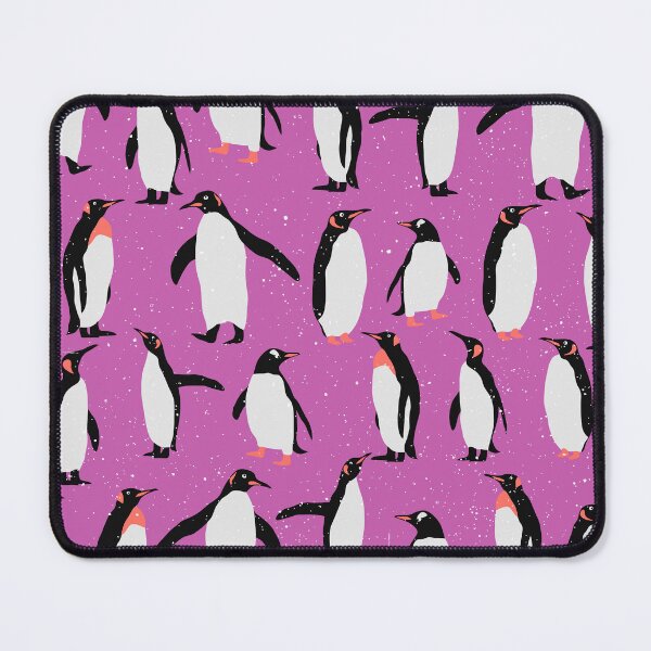 Item preview, Holiday Winter Penguins in Pink Christmas Pattern designed and sold by DEC02.