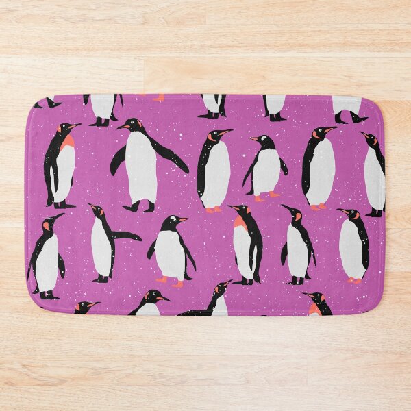 Item preview, Holiday Winter Penguins in Pink Christmas Pattern designed and sold by DEC02.