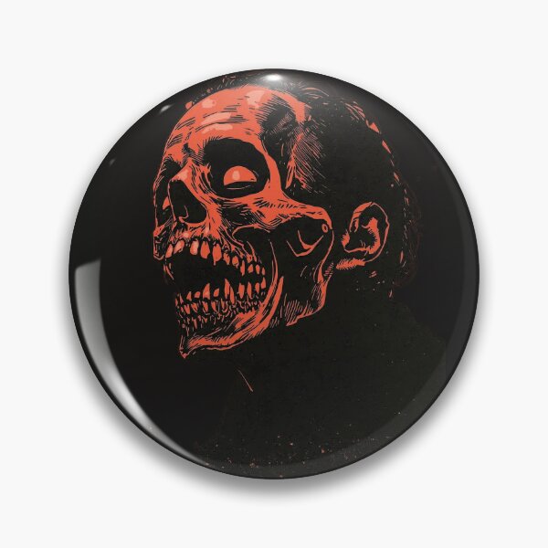 Item preview, Retro Pulp Horror Screaming Zombie Skull Graphic designed and sold by ERODED SELF.