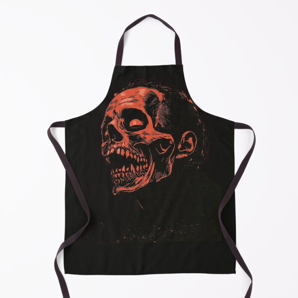 Item preview, Retro Pulp Horror Screaming Zombie Skull Graphic designed and sold by ERODED SELF.