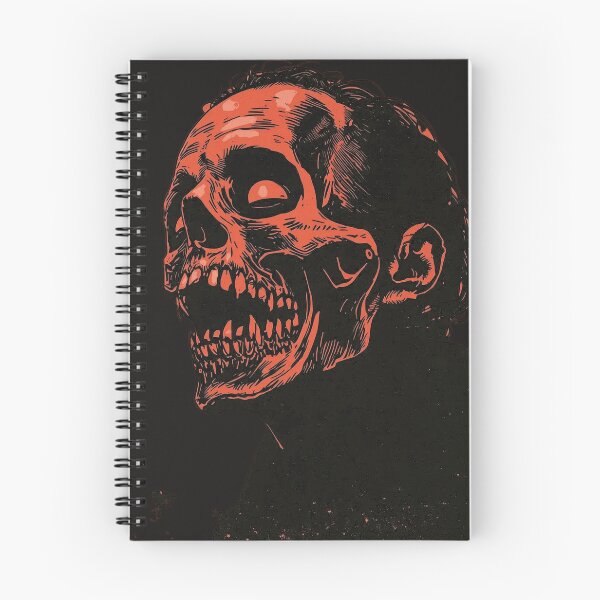 Item preview, Retro Pulp Horror Screaming Zombie Skull Graphic designed and sold by ERODED SELF.