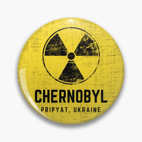 Item preview, Chernobyl (Pripyat, Ukraine) Worn-Out Radioactive Symbol designed and sold by GhostlyWorld.