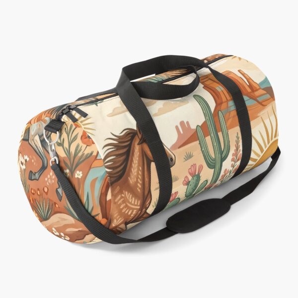 Item preview, Painted Desert Wild Horses Seamless Pattern designed and sold by MoonwoodStudio.