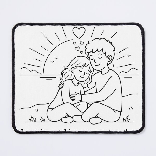 Item preview, Love Is Watching Sunsets Together designed and sold by mtltpz.