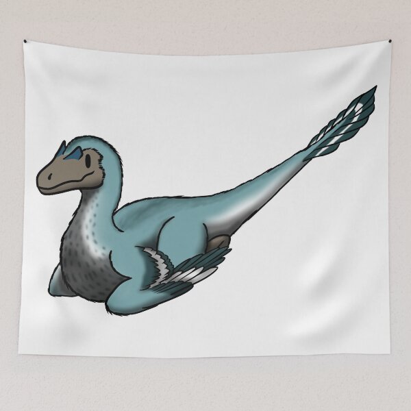 Item preview, Raptor en azul designed and sold by PalaeoBros.