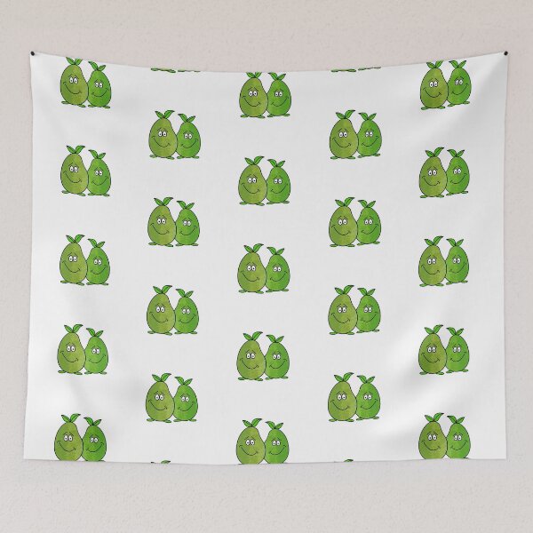 Item preview, Cute Pair Of Green Pears designed and sold by Sartoris Art.