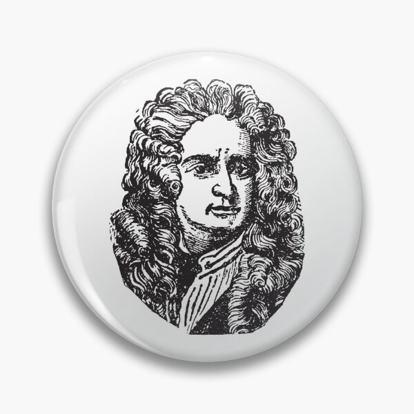 Item preview, Vintage Engraving Sir Isaac Newton Portrait Graphic designed and sold by RickTShop.