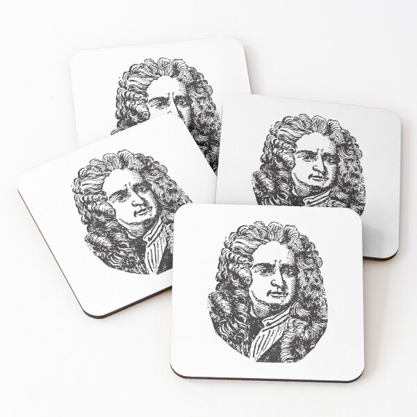 Item preview, Vintage Engraving Sir Isaac Newton Portrait Graphic designed and sold by RickTShop.