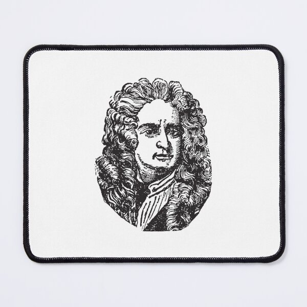 Item preview, Vintage Engraving Sir Isaac Newton Portrait Graphic designed and sold by RickTShop.