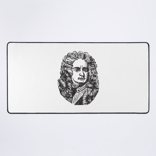 Item preview, Vintage Engraving Sir Isaac Newton Portrait Graphic designed and sold by RickTShop.