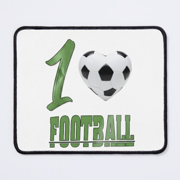 Item preview, I love football Sticker designed and sold by stylishsketcher.