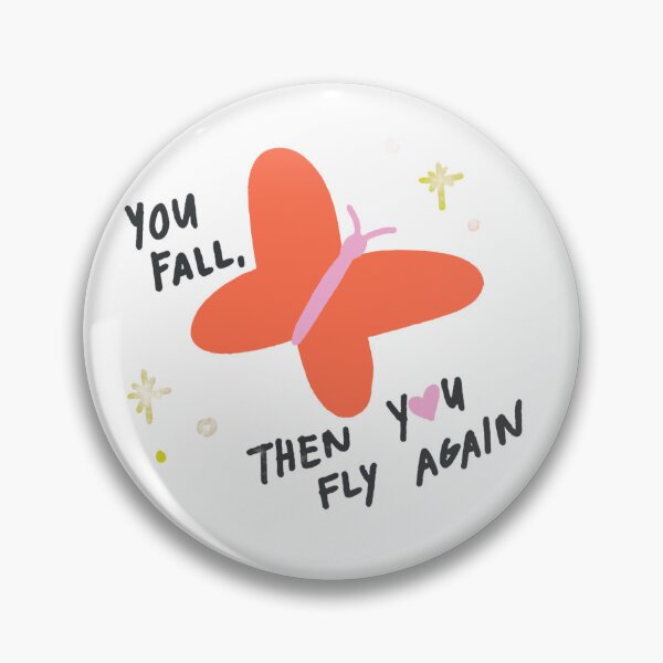 Item preview, You Fall Then You Fly Again Butterfly designed and sold by DailyDoodlesBySumbul.