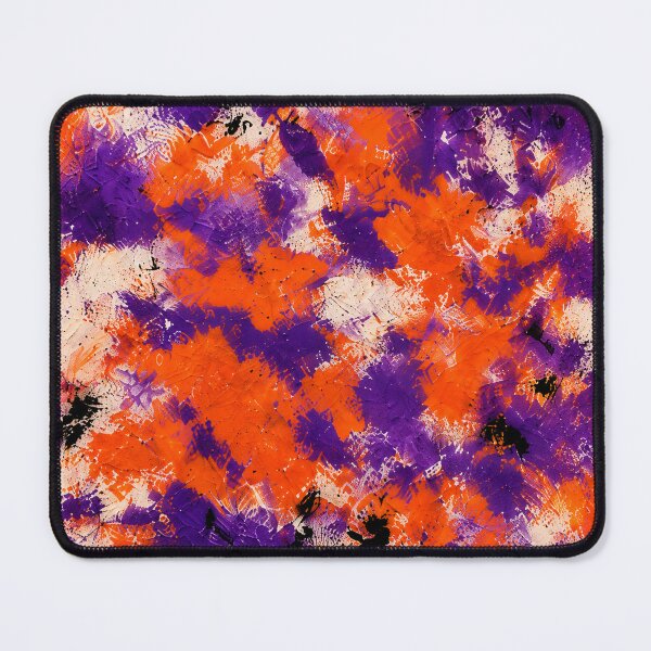 Item preview, Retro Pop Fusion – Orange and Purple Abstract Pattern designed and sold by Ingorgia.