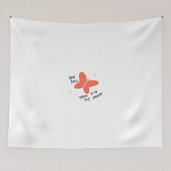 Item preview, You Fall Then You Fly Again Butterfly designed and sold by DailyDoodlesBySumbul.