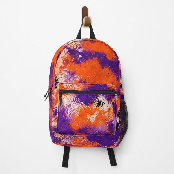 Item preview, Retro Pop Fusion – Orange and Purple Abstract Pattern designed and sold by Giovanna2026.