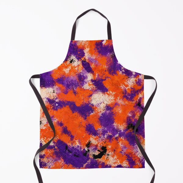 Item preview, Retro Pop Fusion – Orange and Purple Abstract Pattern designed and sold by Ingorgia Studio.